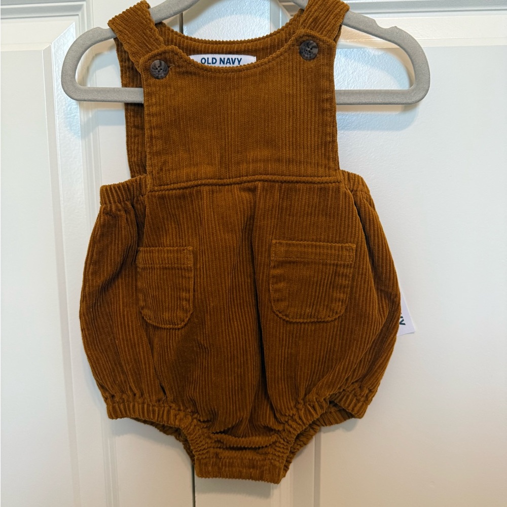 NEW! Old Navy Tan Corduroy Kids Romper